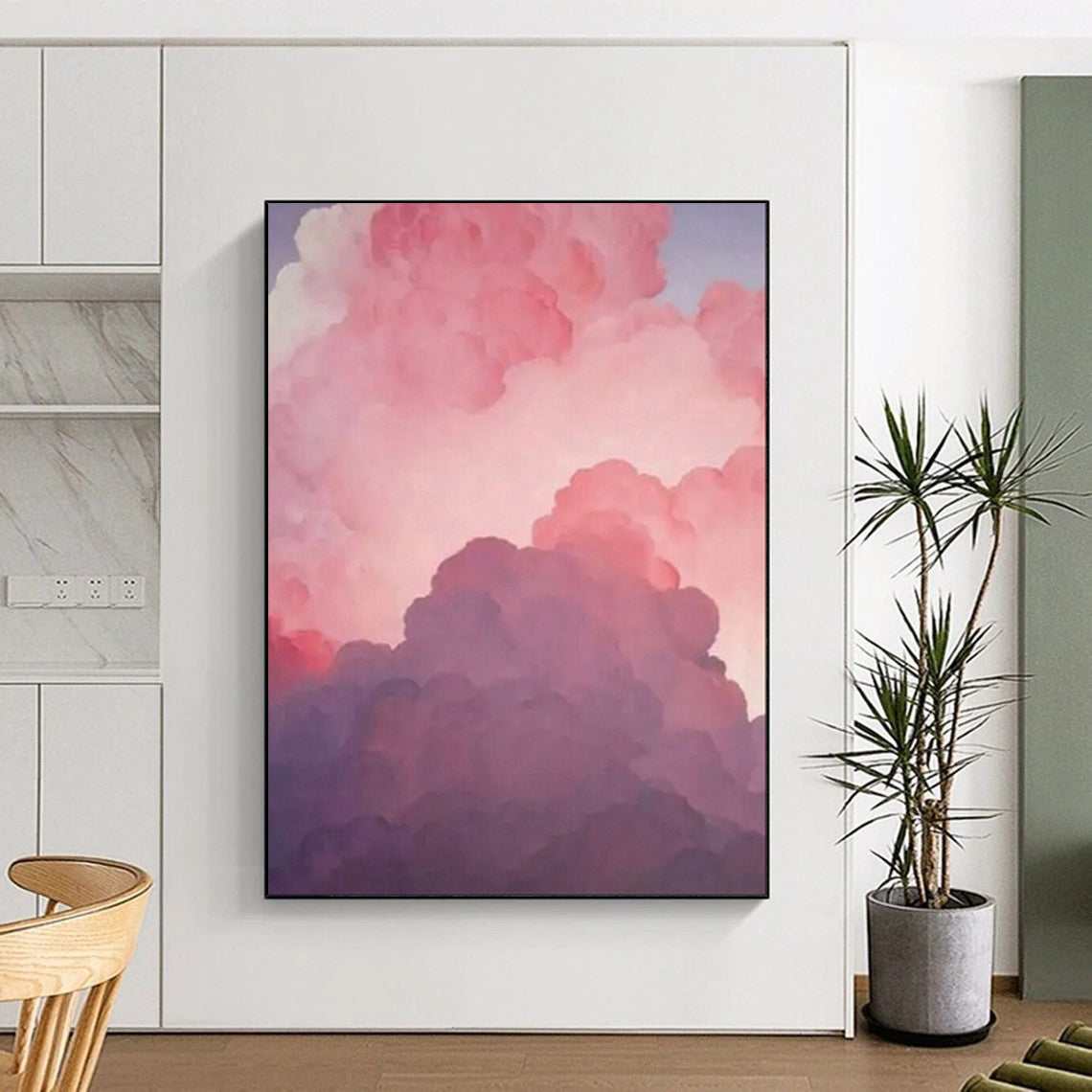 cloud painting wall art